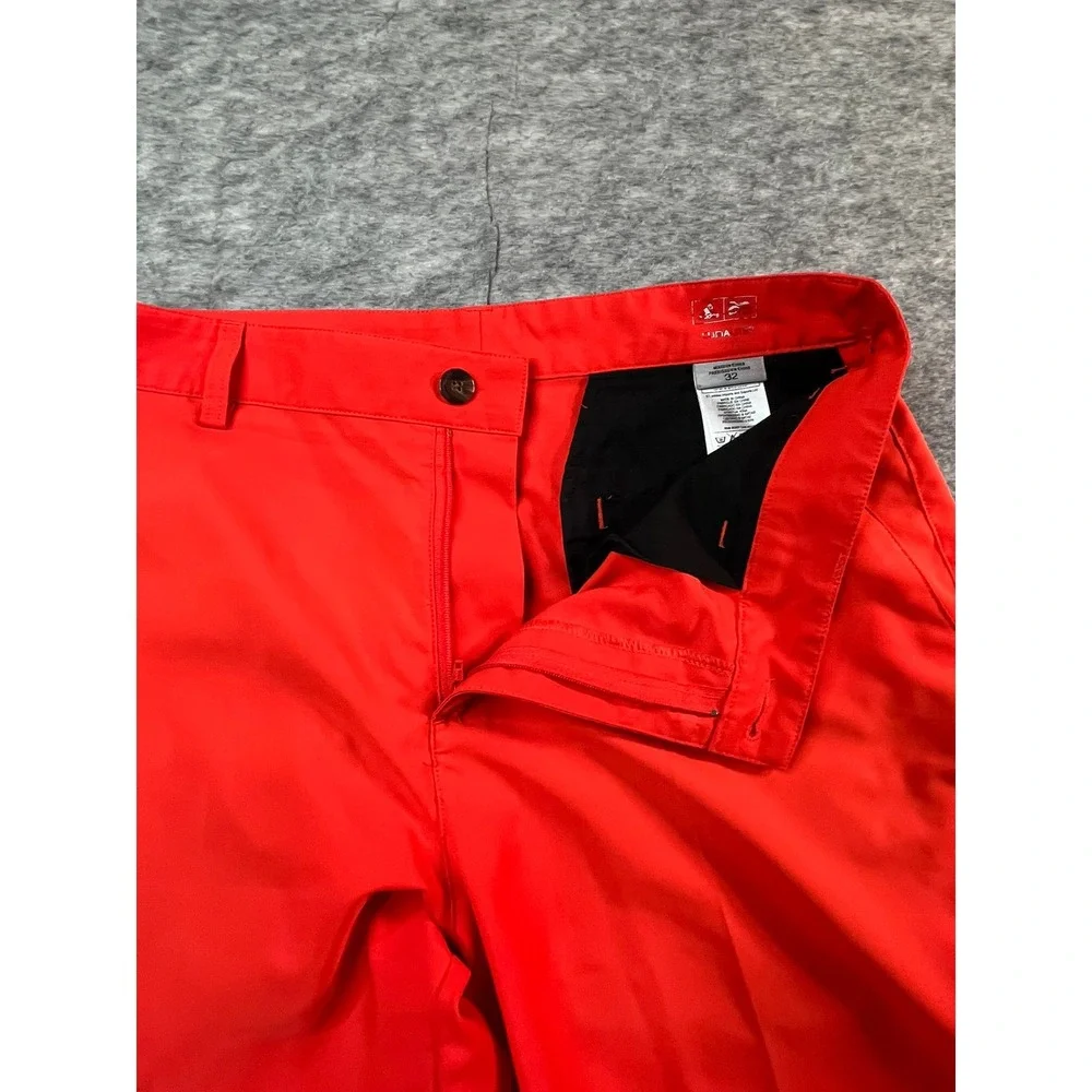 ADIDAS Mens 32‎ Golf Shorts Orange Red 10